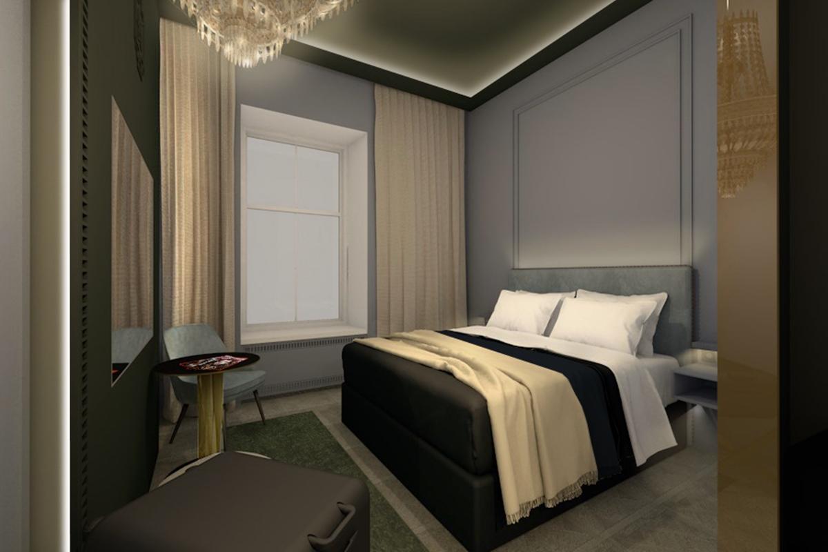 Nh Collection Helsinki Grand Hansa المظهر الخارجي الصورة A bedroom at the hotel